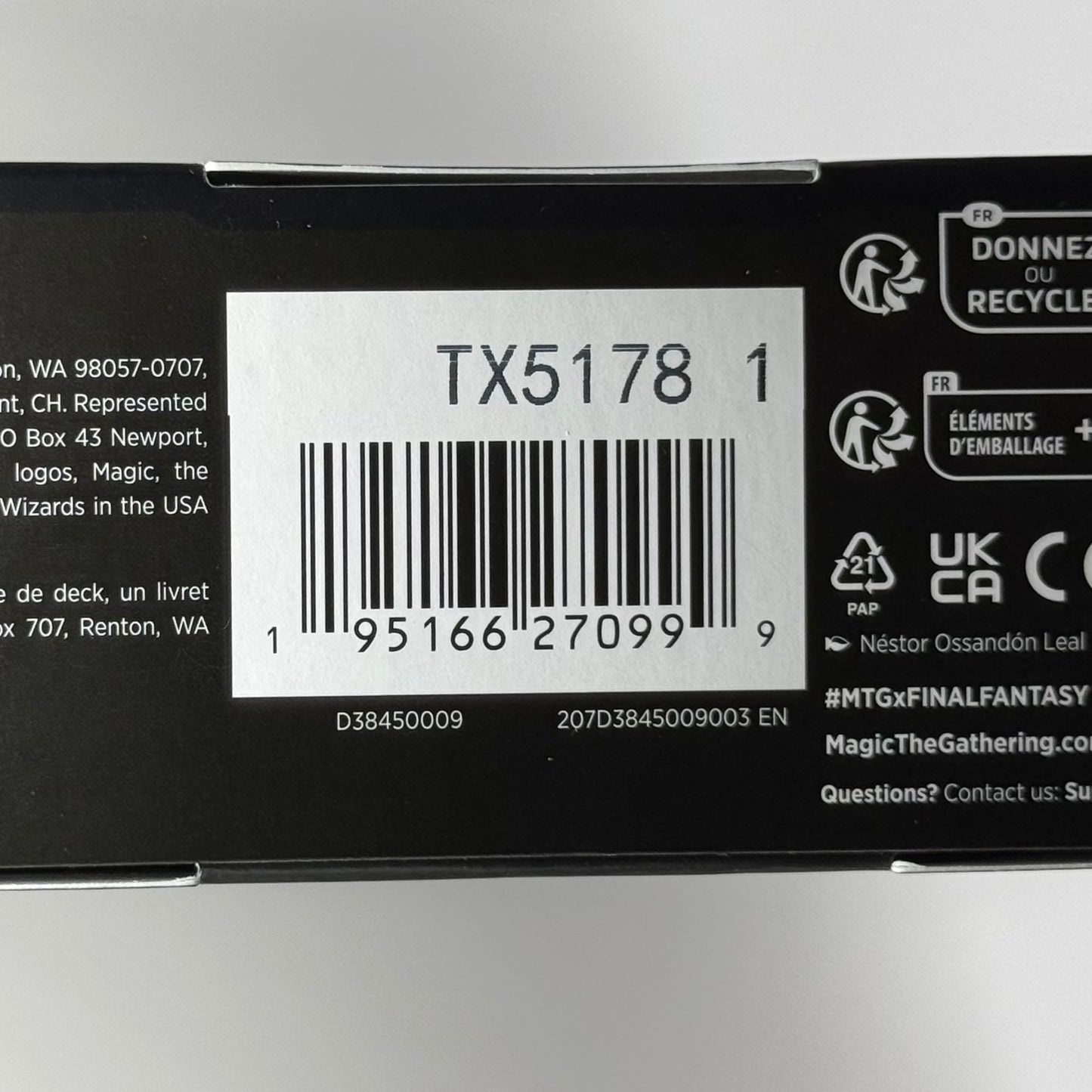 Magic: The Gathering - Commander Deck - Final Fantasy X Counter Blitz