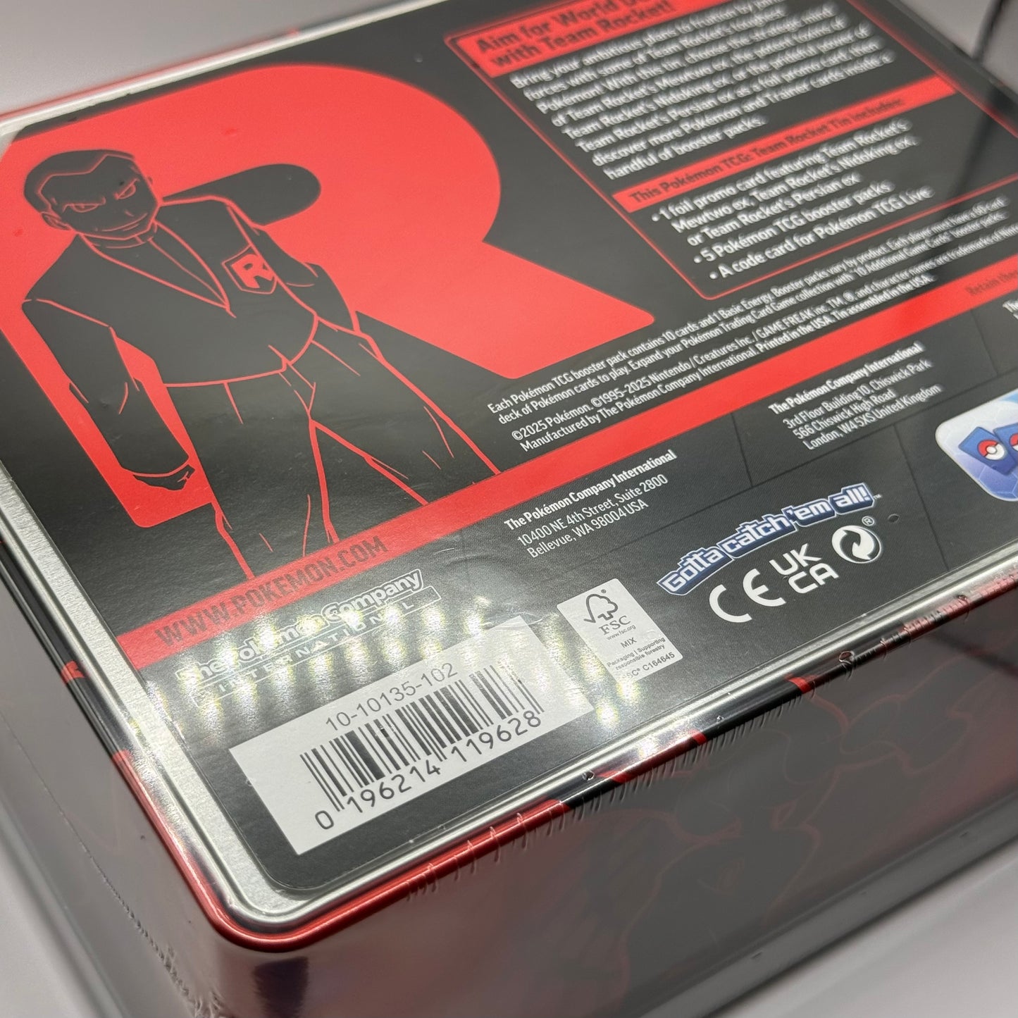 Pokémon - Team Rocket Tin - Team Rocket's Mewtwo ex