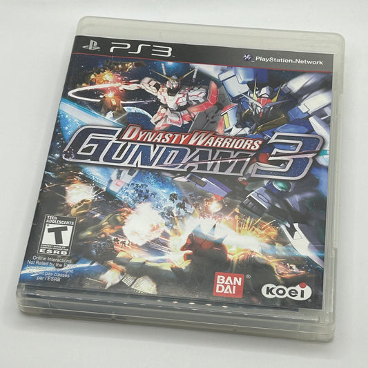 Dynasty Warriors: Gundam 3 (Sony PlayStation 3 PS3, 2011)