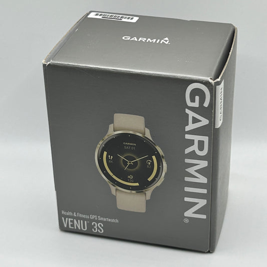 New Garmin Venu 3S GPS Smartwatch 41 mm - Stainless Steel 010-02785-02