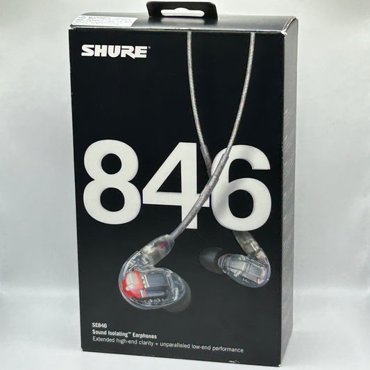 New Shure SE 846 Sound Isolating Earphone - Clear SE846-CL