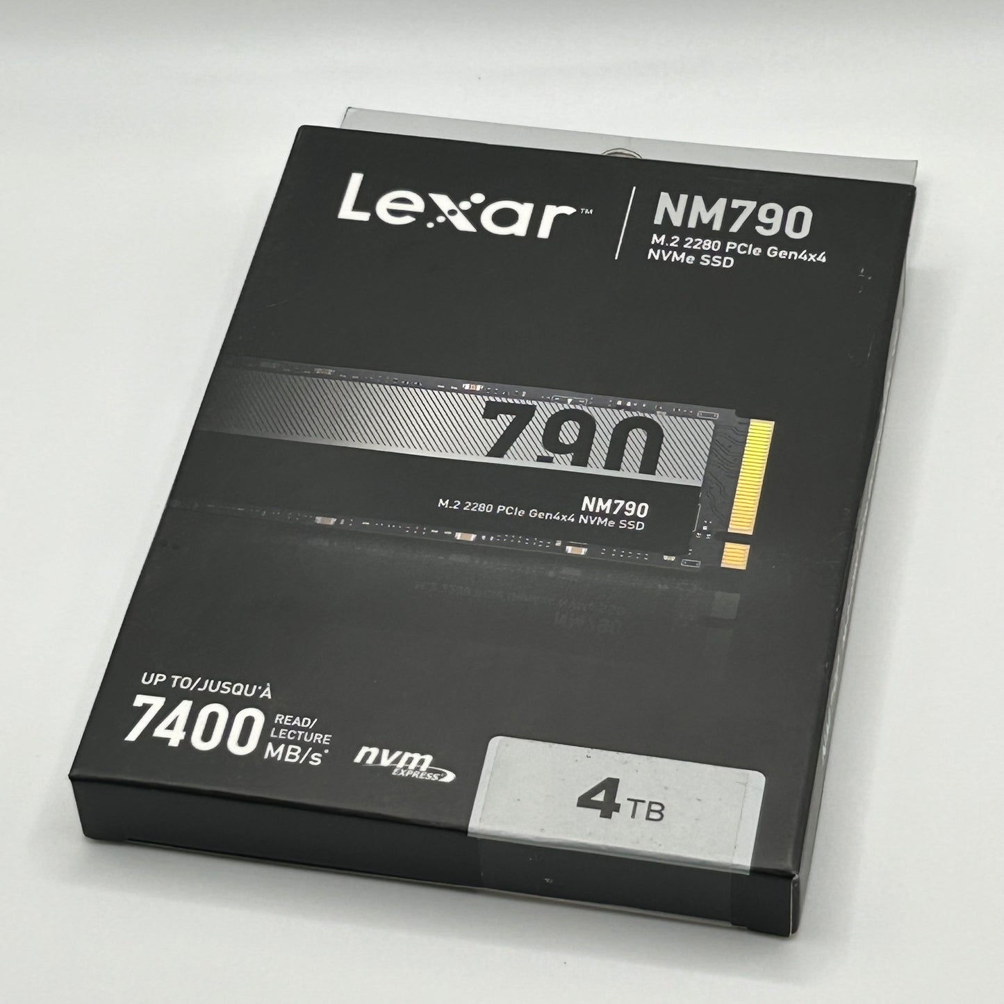 New Lexar NM790 4TB PCIe 4.0 x4 NVMe M.2 Internal SSD LNM790X004TRNNN